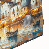 Seaside Village Coastal Wall Art – Nautical Decor for Home Interiors