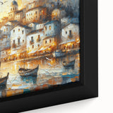 Seaside Village Coastal Wall Art – Nautical Decor for Home Interiors