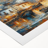 Seaside Village Coastal Wall Art – Nautical Decor for Home Interiors