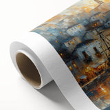 Seaside Village Coastal Wall Art – Nautical Decor for Home Interiors