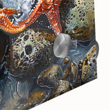 Coastal Wall Art – Starfish Ocean Art Prints for Nautical Home Decor