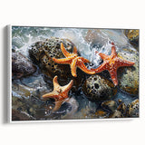 Coastal Wall Art – Starfish Ocean Art Prints for Nautical Home Decor