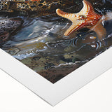 Coastal Wall Art – Starfish Ocean Art Prints for Nautical Home Decor