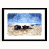 Nautical Decor – Coastal Boat Wall Art for Beach-Themed Living Spaces