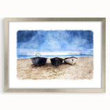 Nautical Decor – Coastal Boat Wall Art for Beach-Themed Living Spaces