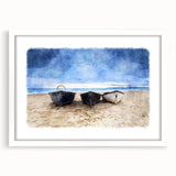 Nautical Decor – Coastal Boat Wall Art for Beach-Themed Living Spaces