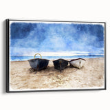 Nautical Decor – Coastal Boat Wall Art for Beach-Themed Living Spaces