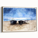 Nautical Decor – Coastal Boat Wall Art for Beach-Themed Living Spaces