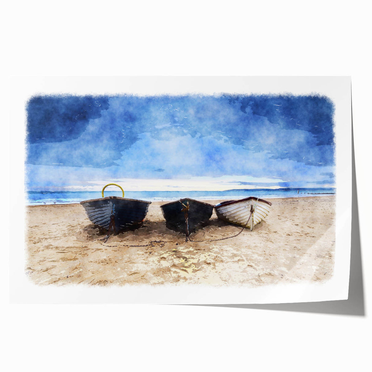 Nautical Decor – Coastal Boat Wall Art for Beach-Themed Living Spaces