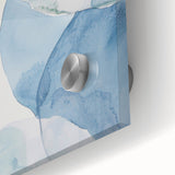 Abstract Blue Watercolor Coastal Wall Art - Ocean-Inspired Decor Print