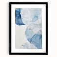 Abstract Blue Watercolor Coastal Wall Art - Ocean-Inspired Decor Print