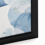 Abstract Blue Watercolor Coastal Wall Art - Ocean-Inspired Decor Print