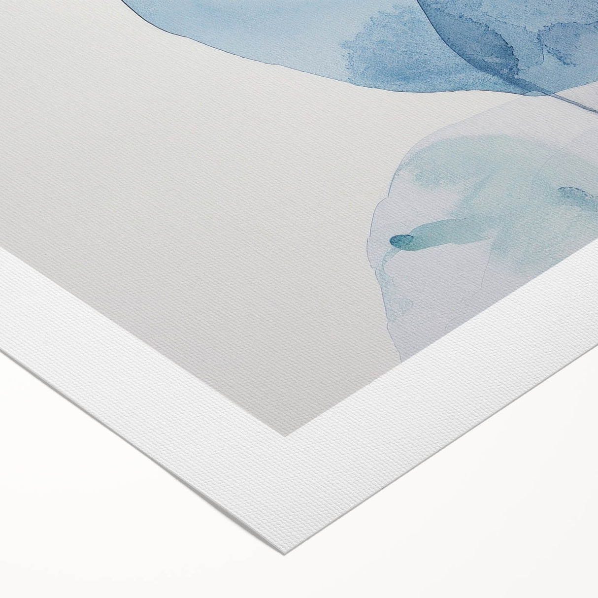 Abstract Blue Watercolor Coastal Wall Art - Ocean-Inspired Decor Print