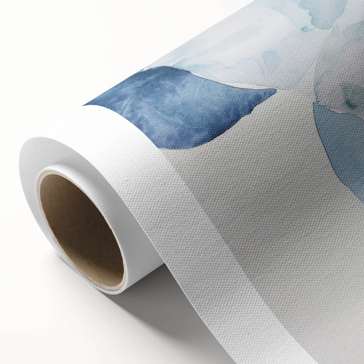 Abstract Blue Watercolor Coastal Wall Art - Ocean-Inspired Decor Print