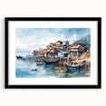 Seaside Artwork – Coastal Village Nautical Decor for Beach-Themed Homes