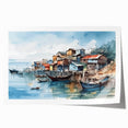 Seaside Artwork – Coastal Village Nautical Decor for Beach-Themed Homes