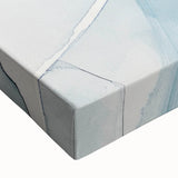 Abstract Blue and Gray Coastal Wall Art - Modern Nautical Decor Print