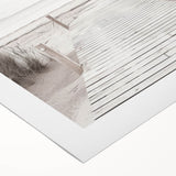 Minimalist Beach Boardwalk Coastal Wall Art - Seaside Nautical Decor