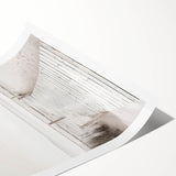 Minimalist Beach Boardwalk Coastal Wall Art - Seaside Nautical Decor