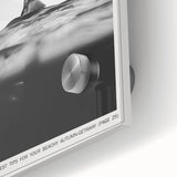 Coastal Wall Art - Surfer in Ocean Waves - Nautical Beach-Themed Print