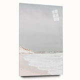 Coastal Wall Art: Minimalist Sandy Shoreline - Serene Beach Decor Print