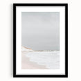 Coastal Wall Art: Minimalist Sandy Shoreline - Serene Beach Decor Print