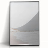 Coastal Wall Art: Minimalist Sandy Shoreline - Serene Beach Decor Print