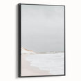 Coastal Wall Art: Minimalist Sandy Shoreline - Serene Beach Decor Print