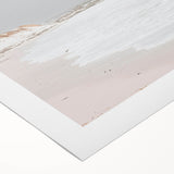 Coastal Wall Art: Minimalist Sandy Shoreline - Serene Beach Decor Print