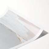 Coastal Wall Art: Minimalist Sandy Shoreline - Serene Beach Decor Print