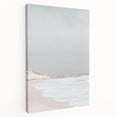 Coastal Wall Art: Minimalist Sandy Shoreline - Serene Beach Decor Print
