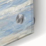 Coastal Wall Art: Serene Beach Scene - Ocean Waves and Sky Painting