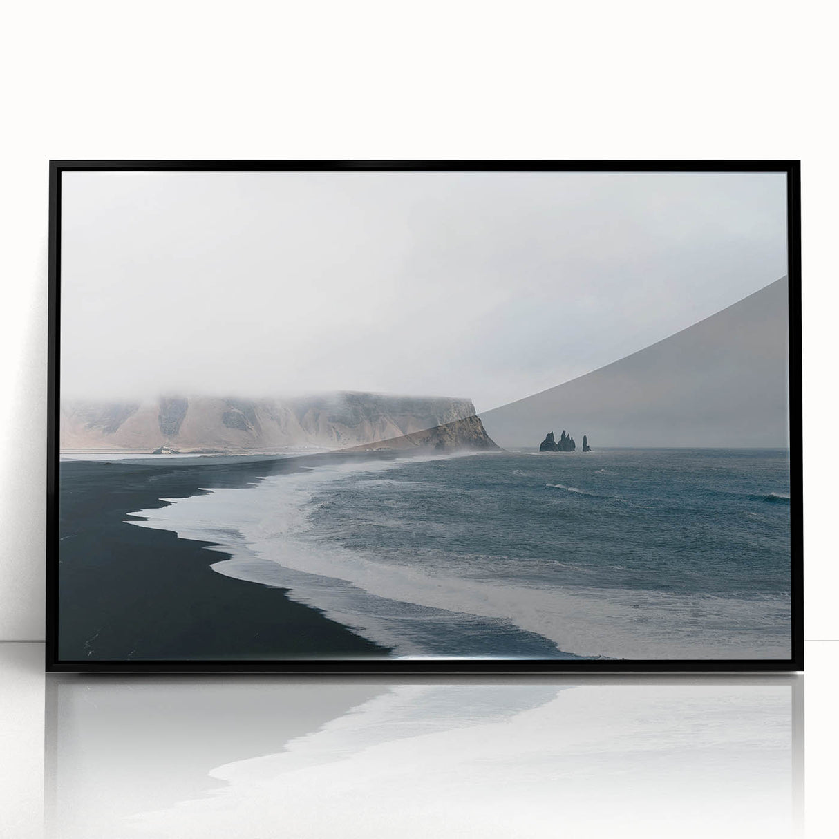 Coastal Wall Art Majestic Ocean Cliffs Beach-Themed Nautical Decor Print