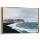 Coastal Wall Art Majestic Ocean Cliffs Beach-Themed Nautical Decor Print