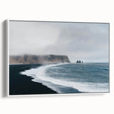 Coastal Wall Art Majestic Ocean Cliffs Beach-Themed Nautical Decor Print