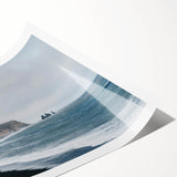 Coastal Wall Art Majestic Ocean Cliffs Beach-Themed Nautical Decor Print