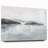 Minimalist Coastal Landscape Wall Art – Serene Seaside Ocean Print