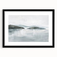 Minimalist Coastal Landscape Wall Art – Serene Seaside Ocean Print