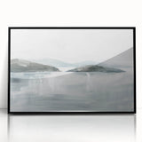 Minimalist Coastal Landscape Wall Art – Serene Seaside Ocean Print