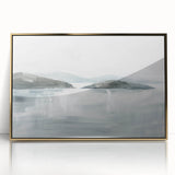 Minimalist Coastal Landscape Wall Art – Serene Seaside Ocean Print