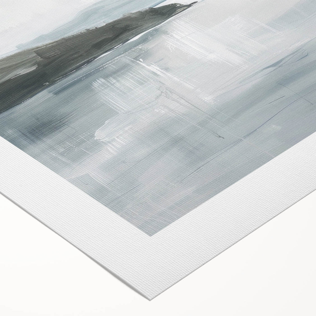 Minimalist Coastal Landscape Wall Art – Serene Seaside Ocean Print