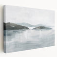 Minimalist Coastal Landscape Wall Art – Serene Seaside Ocean Print