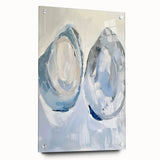 Coastal Wall Art: Abstract Seashells - Modern Ocean-Inspired Painting