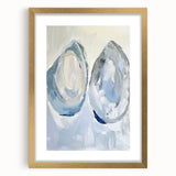 Coastal Wall Art: Abstract Seashells - Modern Ocean-Inspired Painting