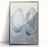 Coastal Wall Art: Abstract Seashells - Modern Ocean-Inspired Painting