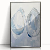 Coastal Wall Art: Abstract Seashells - Modern Ocean-Inspired Painting
