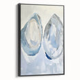 Coastal Wall Art: Abstract Seashells - Modern Ocean-Inspired Painting