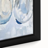 Coastal Wall Art: Abstract Seashells - Modern Ocean-Inspired Painting