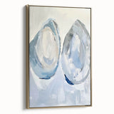 Coastal Wall Art: Abstract Seashells - Modern Ocean-Inspired Painting