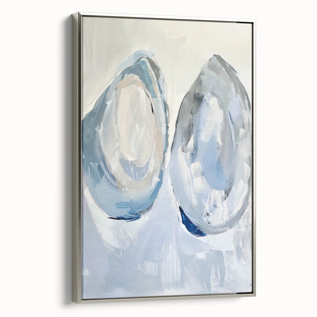 Coastal Wall Art: Abstract Seashells - Modern Ocean-Inspired Painting